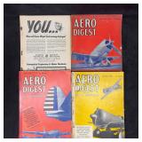 Aero Digest Aviation Magazine 1939 1940 and 1941 L