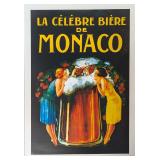La Celebre Biere de Monaco Reproduction Poster A