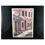 Original Oil On Canvas Signed Kitumbo "Stone Town"