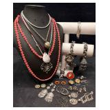 21pc Orange and Silver Tones Sedona Soul Costume J