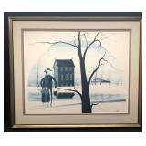 P. Buckley Moss S&N Amish Couple Print