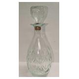 Vintage Liquor Glass Bottle With Stopper