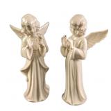 Two Dresden Porcelain Angel Conductors