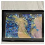 Original Quan Sun Mixed Media Abstract Figural Com