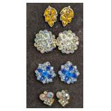 Vintage Gold Silver Tone Unmarked And Barclay Clip