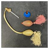 Vintage Perfume Atomizer Mesh Covered Squeeze Bulb