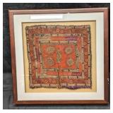 Vintage Framed Pavlovo Posad Shawl