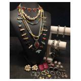 26pc Earth Tones and Mixed Metals Feathers and Fli