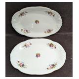 2 Retired Royal Kent RKT6 13" Oval Serving Platter