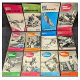12 Vintage 1950s Model Aircraft Magazines