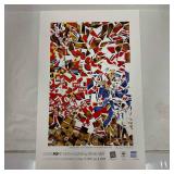 Cracker Jack Collage Michael Albert Lithograph Sig