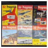 Air Progress Magazine Lot of 6 Six Magazines Colle