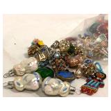 10 Plus Ounces of Colorful Charms, Beads, Broken C