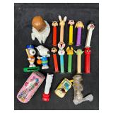 Vintage PEZ Dispensers Character Toys Snoopy Star