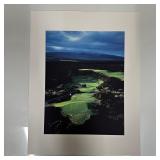 Aerial Golf Course Landscape Over Fairways Fine Ar