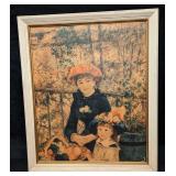 Vintage Renoir Two Sisters On The Balcony Print