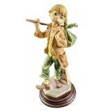 Capodimonte Porcelain Traveling Child Figurine