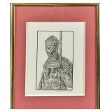 Framed Signed & Numbered Soldier Print