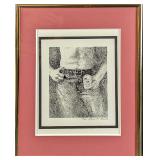 Framed Signed & Numbered Man With Can Print