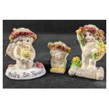 Three Dreamciles Baby Figurines (1) "My First Read