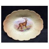 Antique Locke & Co Worcester Stag Dish Stinton