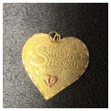 Someone Special Heart Pendant 10K Gold Necklace Ch