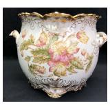 Antique Warwick China Footed Jardinière w/ Handles