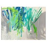 Acrylic Paint And Spray Paint On Canvas IMPROVISAT