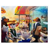 S&N Ivan Clarke 'Fish Choice' FramedGiclée