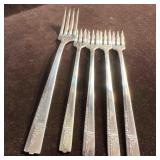 Fork Set Caprice by Nobility Plate Oneida 1937 Coc