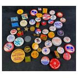 Box of Vintage American Legion Pins and Buttons