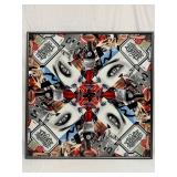 Contemporary Dada Inspired Mixed Media Collage Abs