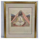 The Lady Dulcinea by Salvador Dali Surreal Art Sig