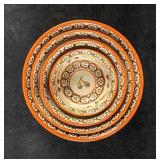Temptations Hand Painted Bowl Set Of 4