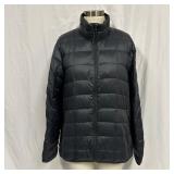 REI Co-Op Black Lightweight Puffer Jacket Size Lar