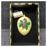 Mackenzie-Childs Holiday Pinecone Ornament Courtly