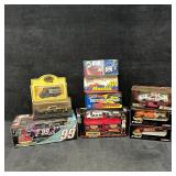 Group of NASCAR Die Cast Cars and Racing Collectib