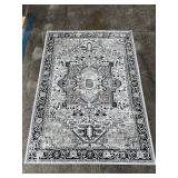 Surya Lavadora Area Rug LVR2322 6ft 7in x 9ft Gray