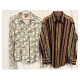 2PC Hugo Boss and Robert Graham Retro Geometric Pr