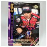 Geoff Bodine Upper Deck Signed NASCAR Card 95 Auto