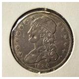 1834 US Silver Quarter Capped Bust