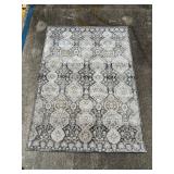 Minoa Area Rug HauteLoom IGO 2307 6ft 7in x 9ft Gr
