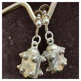 Green Onyx Gemstone 925 Sterling Silver Dangle Ear