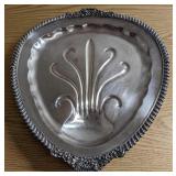 Vintage Reed and Barton Silver Plated Footed Meat