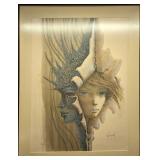 Framed LE Lassus Saint Genies Francis The Shell