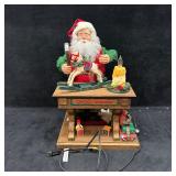 Animated Santa Workshop Christmas Display Figure w