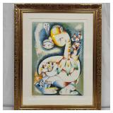 Alexandra Nechita My Torch Shall Guide Me Framed L