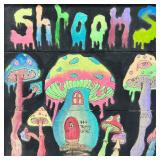 Shrooms Hand Painted Psychedelic Trippy Mushroom S