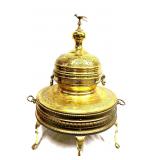 Antiqueï¿½1900's Ceremonial Brass Brazier Arabic Fir