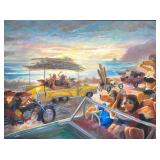 S&N Ivan Clarke 'Surf Highway' Framedï¿½Giclï¿½e